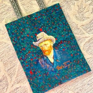 Van Gogh Portrait Painting Tote New